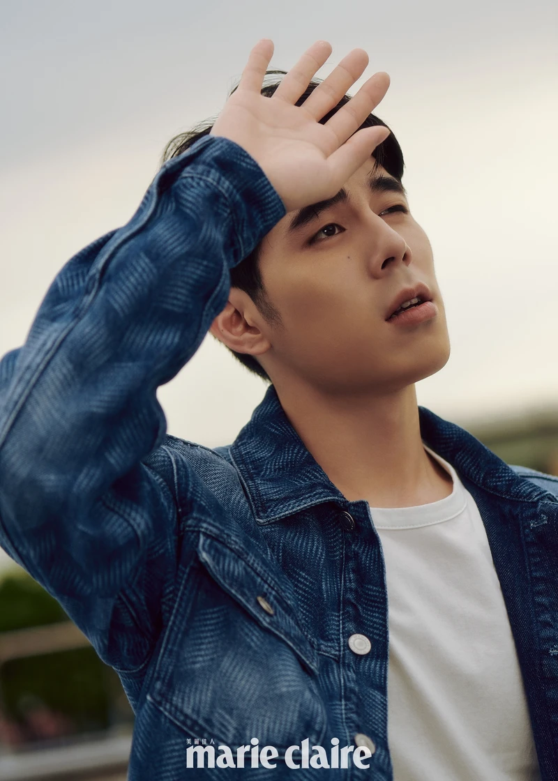 詹懷雲:丹寧印花套裝,Isabel Marant。 詹懷雲:丹寧印花套裝,Isabel Marant。