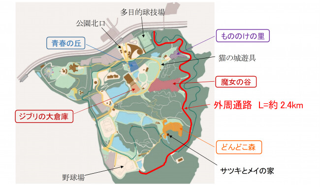 「龍貓公車」遊園路線 「龍貓公車」遊園路線