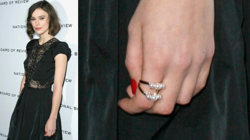 英國知名女星綺拉奈特莉 Keira Knightley 配戴danger系列戒指 英國知名女星綺拉奈特莉 Keira Knightley 配戴danger系列戒指