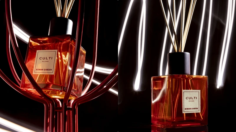 CULTI MILANO裝飾經典擴香-羅馬花園情境圖。