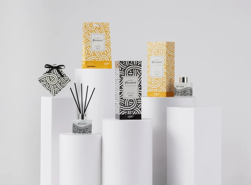 Farcent香水x Jordane Saget 40週年聯名限定版香氛形象照。