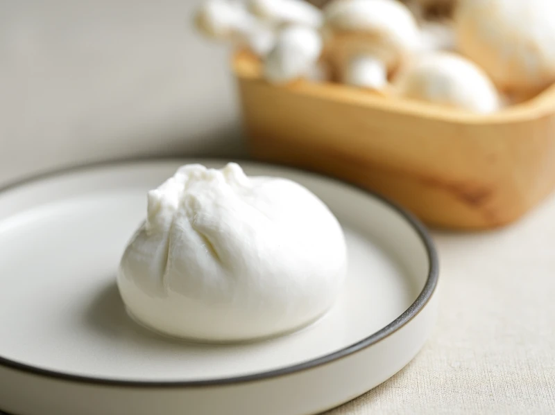 布拉塔乳酪屬於新鮮乳酪,保存期限僅有10天。 布拉塔乳酪屬於新鮮乳酪,保存期限僅有10天。