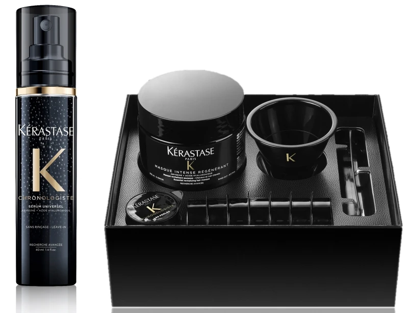 KERASTASE巴黎卡詩黑鑽極萃逆時奧秘精華安瓶組。 KERASTASE巴黎卡詩黑鑽極萃逆時奧秘精華安瓶組。