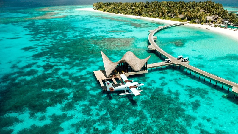 馬爾地夫度假村JOALI Maldives空拍圖