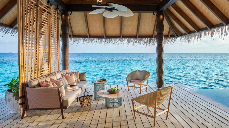 馬爾地夫度假村JOALI Maldives水上屋別墅涼亭