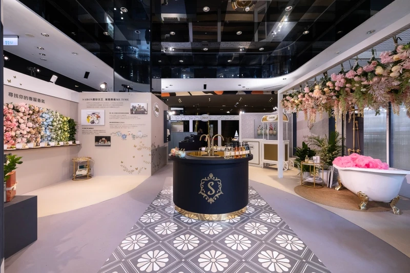 Me Time SABON Time。SABON磨法快閃店店內環境。 Me Time SABON Time。SABON磨法快閃店店內環境。