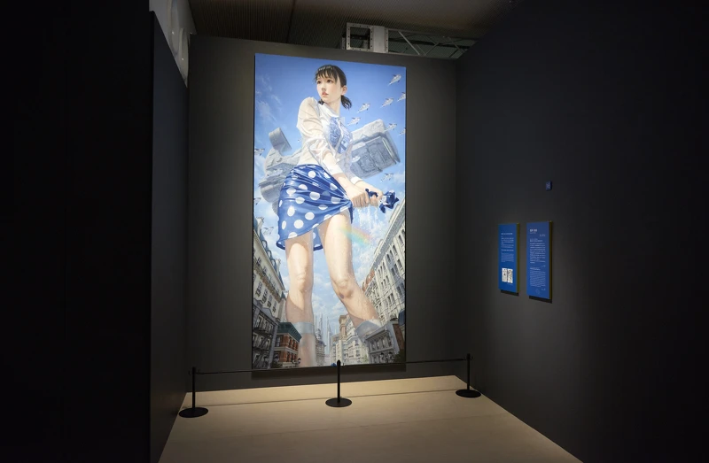 坂本友由「我們何時會成為大人？」©Tomoyoshi Sakamoto ©Fujiko-Pro。 (大阪展出實況)。圖聯合數位文創提供