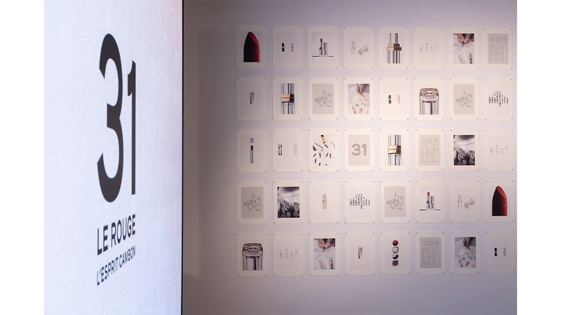 康朋街31號唇膏鑑賞活動中展出創作手稿 康朋街31號唇膏鑑賞活動中展出創作手稿