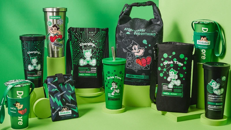 帥氣指數爆棚的原子小金剛周邊。