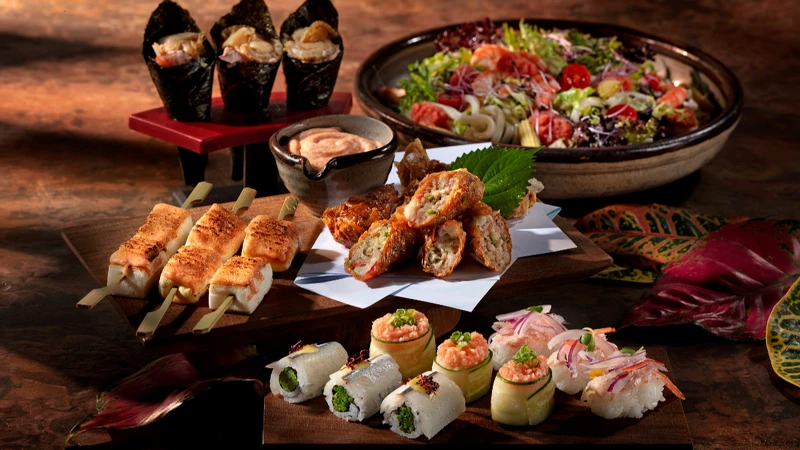 欣葉日本料理推出明太子料理。