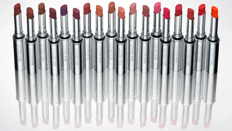 M.A.C超鎖吻霧感唇膏形象圖。