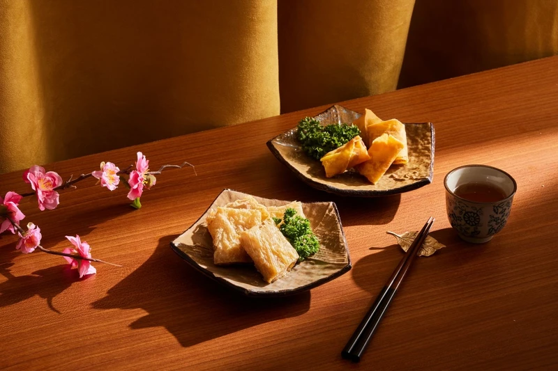 「嬌炸腐皮海鮮捲」「嬌炸芋香春捲」。