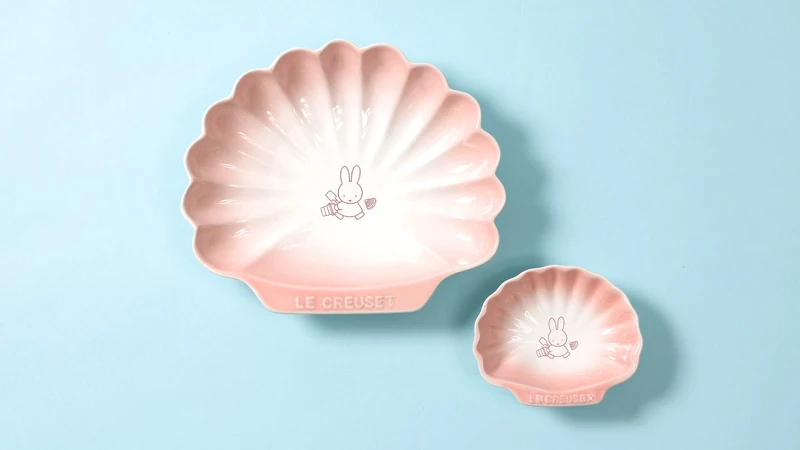 「Le Creuset｜Miffy米飛兔」貝殼盤