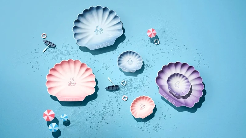 「Le Creuset｜Miffy米飛兔」貝殼盤