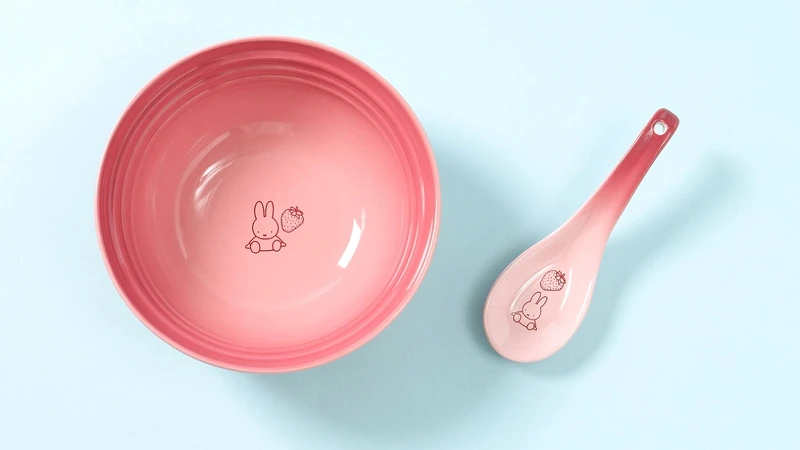 「Le Creuset｜Miffy米飛兔」早餐穀片碗、中式湯匙