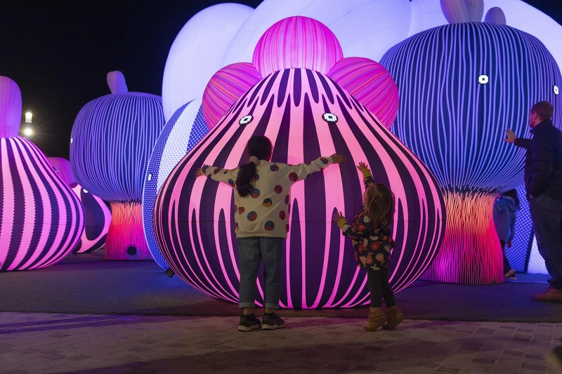 ENESS擅打造外型夢幻可愛的巨型藝術作品（照片／Instagram @studioeness）