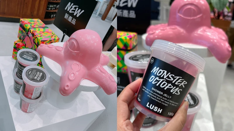 LUSH小章魚沐浴果凍,NT640 LUSH小章魚沐浴果凍,NT640
