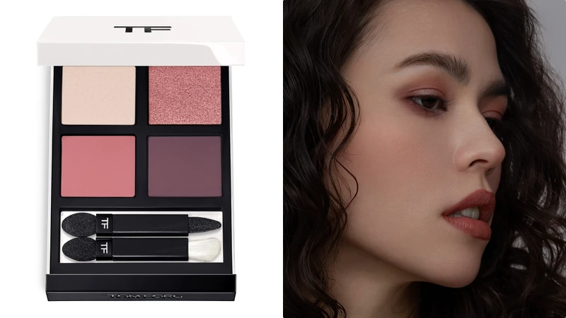 TOM FORD玫瑰秘境限定版高級訂製四格眼盤(#30叛逆玫瑰INSOLENT ROSE),NT3,700 TOM FORD玫瑰秘境限定版高級訂製四格眼盤(#30叛逆玫瑰INSOLENT ROSE),NT3,700