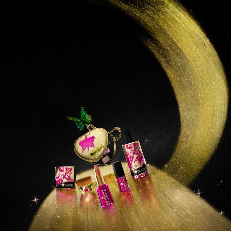 shu uemura X JOJO的奇妙冒險限量聯名彩妝系列產品主視覺。 shu uemura X JOJO的奇妙冒險限量聯名彩妝系列產品主視覺。