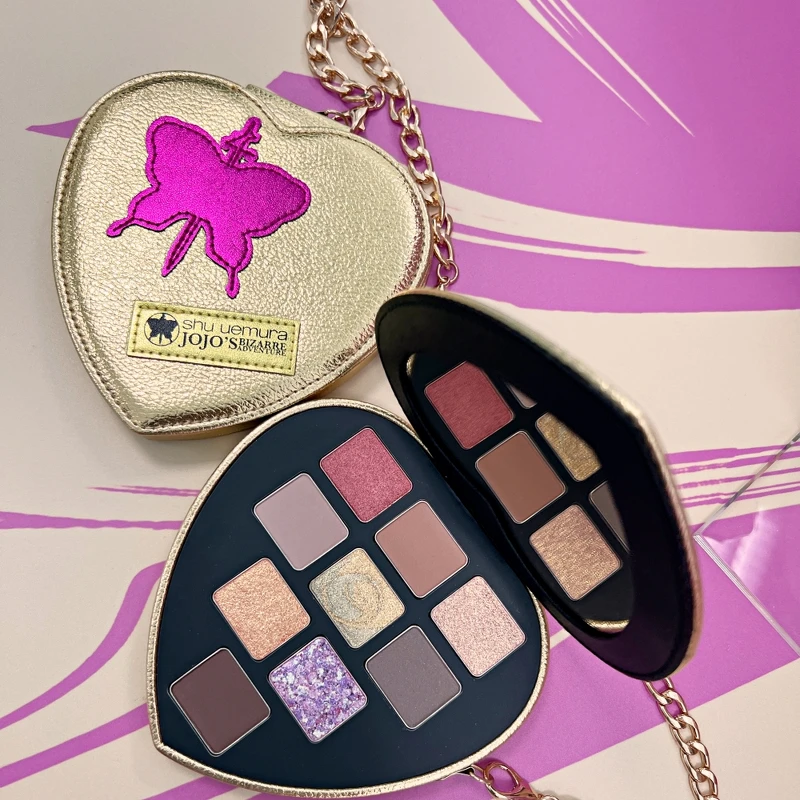 shu uemura植村秀X JOJO的奇妙冒險限量聯名彩妝石之海9色眼影盤,NT2,500 shu uemura植村秀X JOJO的奇妙冒險限量聯名彩妝石之海9色眼影盤,NT2,500