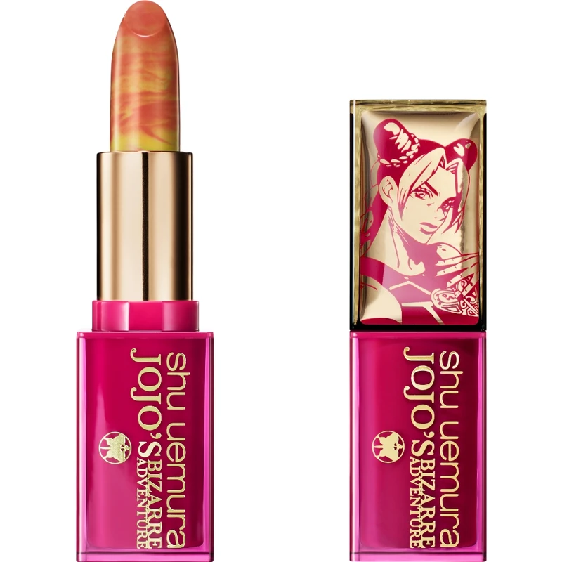 shu uemura植村秀X JOJO的奇妙冒險限量聯名彩妝水光潤色唇膏-奇妙冒險,NT1,250 shu uemura植村秀X JOJO的奇妙冒險限量聯名彩妝水光潤色唇膏-奇妙冒險,NT1,250