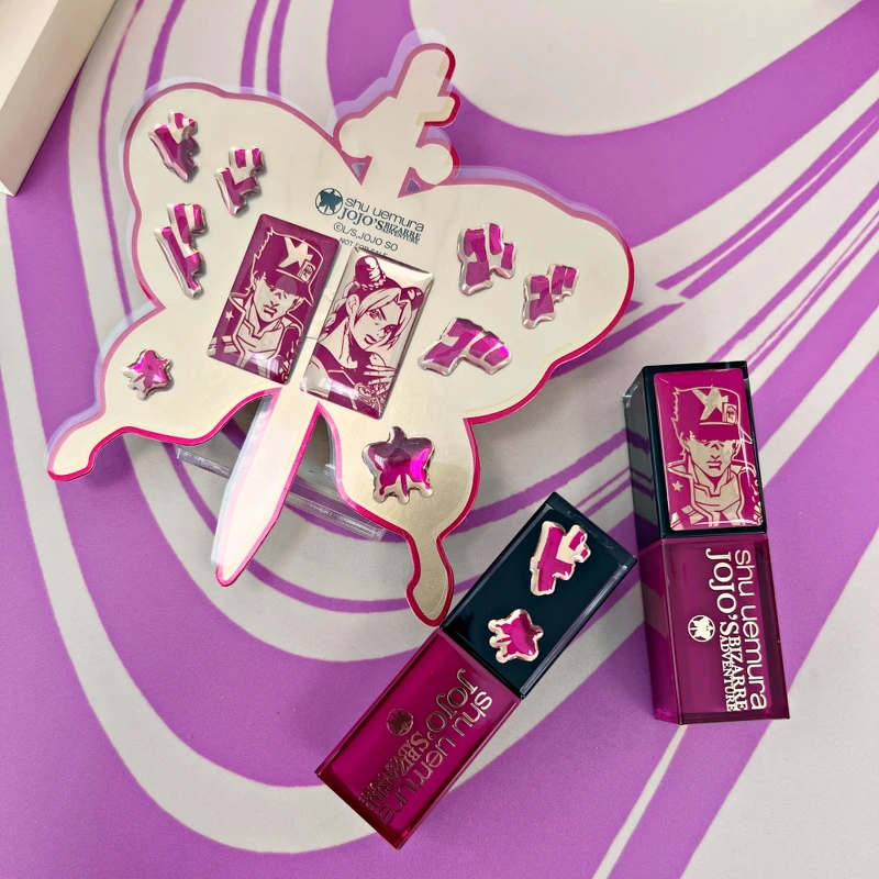 shu uemura植村秀X JOJO的奇妙冒險限量聯名彩妝周邊- JOJO無色限唇彩貼紙 shu uemura植村秀X JOJO的奇妙冒險限量聯名彩妝周邊- JOJO無色限唇彩貼紙