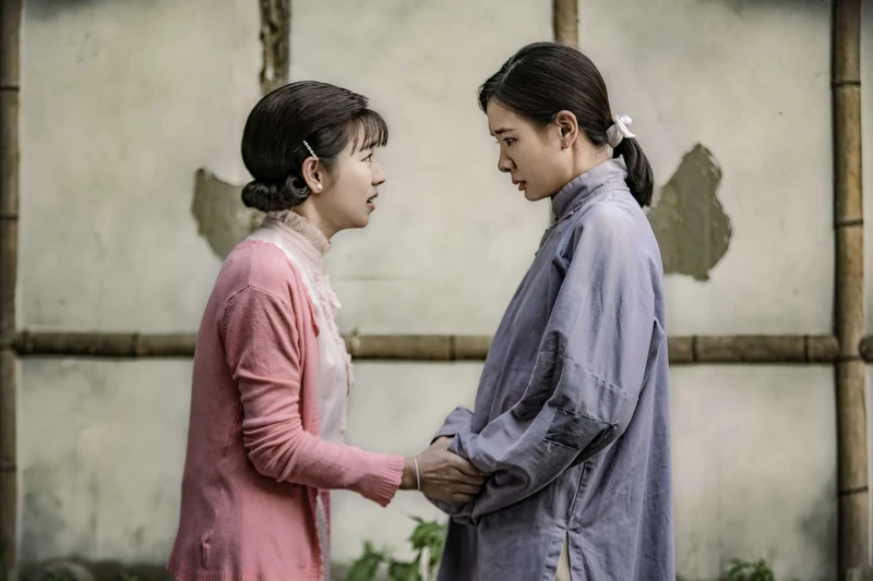 米可白(左)飾演不孕少奶奶與安心亞(右)飾演的代理孕母有不少精采對手戲 米可白(左)飾演不孕少奶奶與安心亞(右)飾演的代理孕母有不少精采對手戲