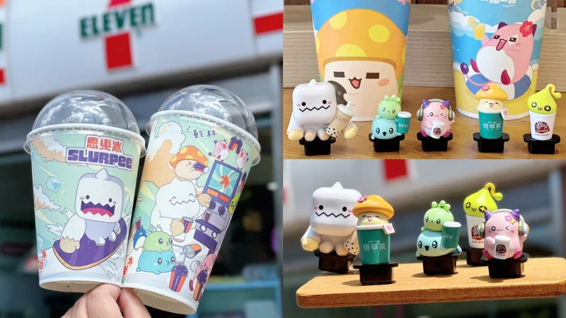 「7-11 CITY系列 X 新楓之谷」可愛杯塞。 「7-11 CITY系列 X 新楓之谷」可愛杯塞。