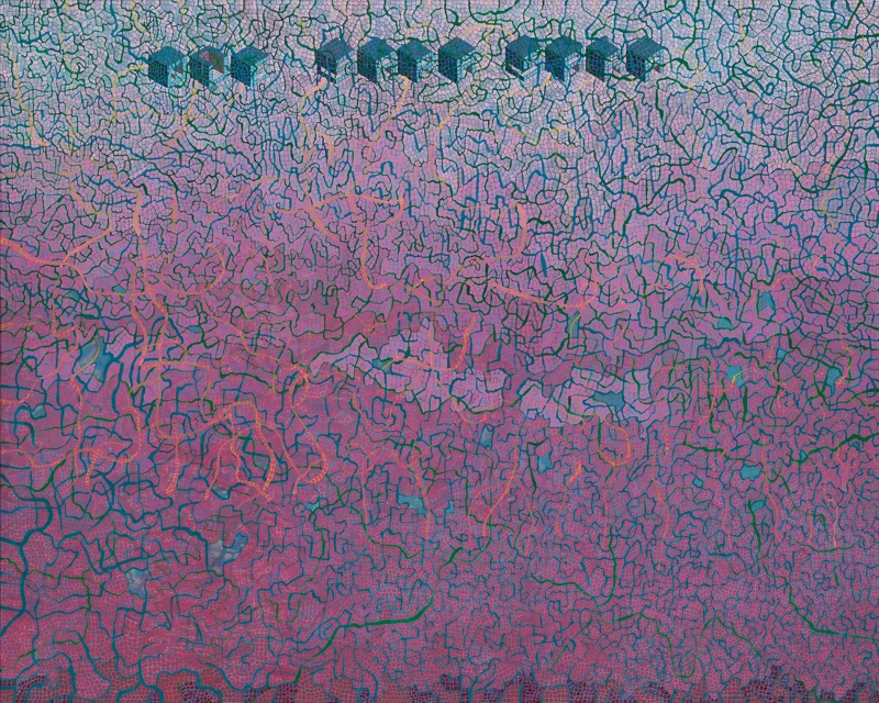 王玫玲,2023,順其自然。圖片/誠品畫廊。 王玫玲,2023,順其自然。圖片/誠品畫廊。