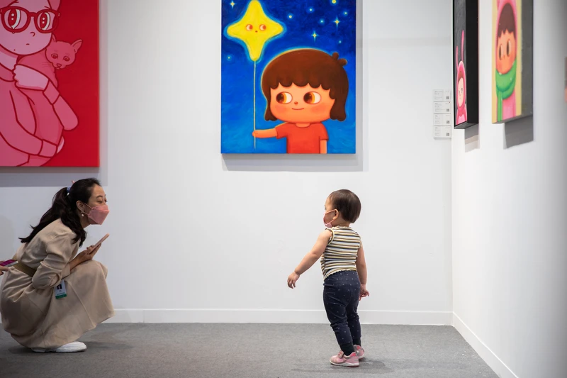 亞太藝術博覽會ART TAIPEI 2022現場照。