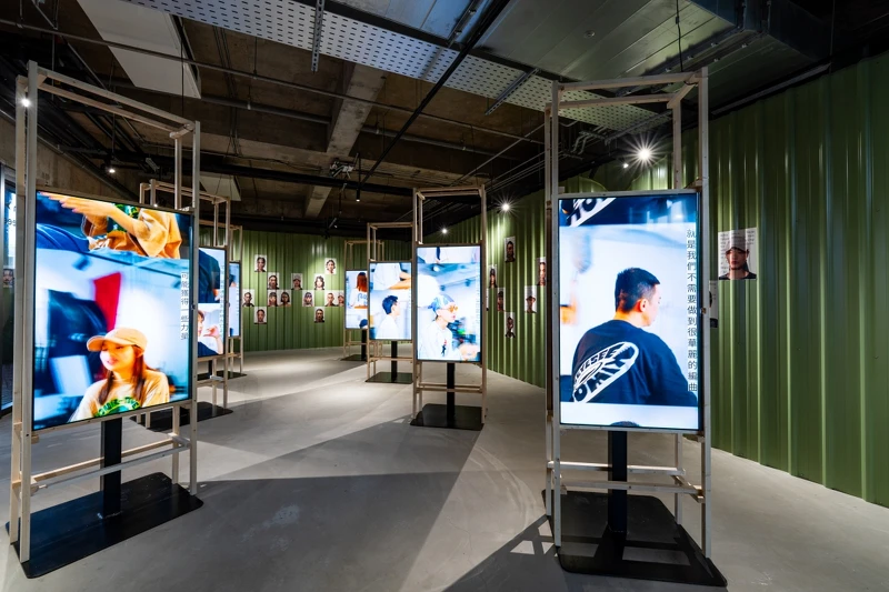 透過多方取樣，再透過AI生成技術描繪新北青年群像。