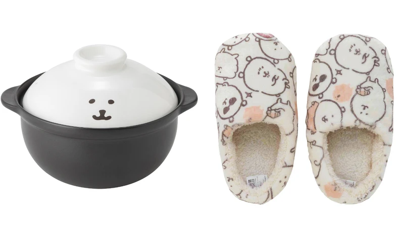 《吉伊卡哇》日式砂鍋和室內拖鞋超級暖呼呼。 《吉伊卡哇》日式砂鍋和室內拖鞋超級暖呼呼。