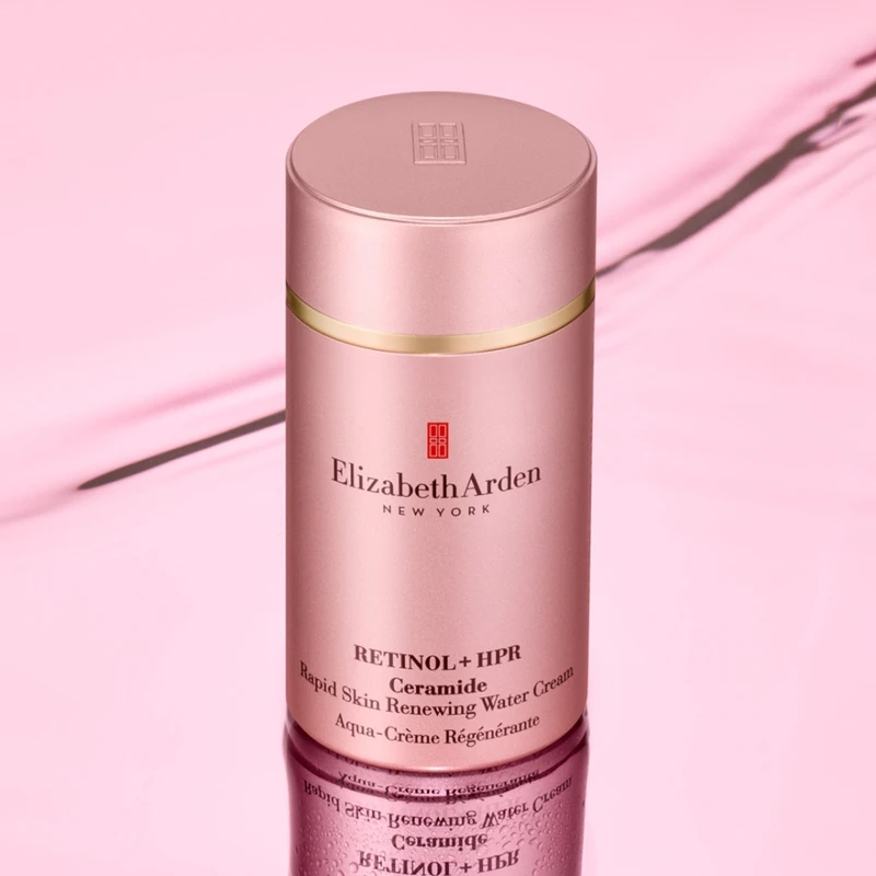 伊麗莎白雅頓HPR玫瑰金抗痕水潤霜情境圖。