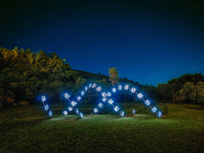 黑川互動媒體藝術x山影藝術實驗所《回聲光譜》 黑川互動媒體藝術x山影藝術實驗所《回聲光譜》