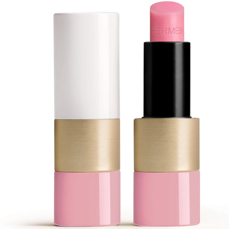Hermès愛馬仕Rose Hermès瑰麗粉紅系列瑰麗唇膏(#27 Rose Confetti花瓣粉)，NT2,450