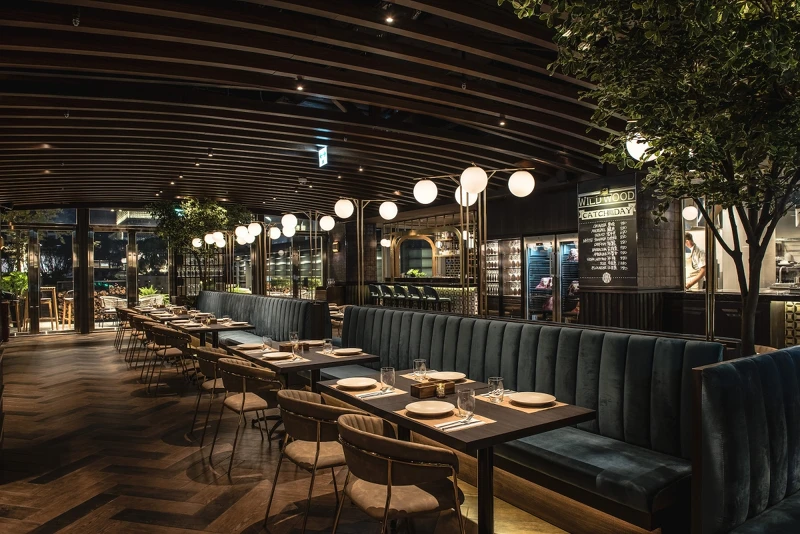 WILDWOOD 餐廳空間。