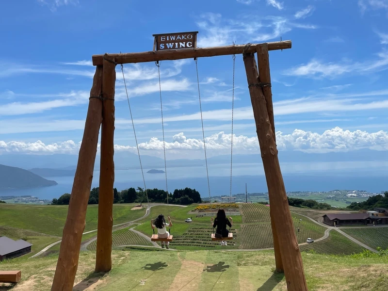 盪鞦韆景點可以吹風拍照。 盪鞦韆景點可以吹風拍照。