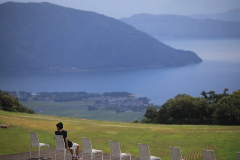 箱根山(630m)山頂。 箱根山(630m)山頂。