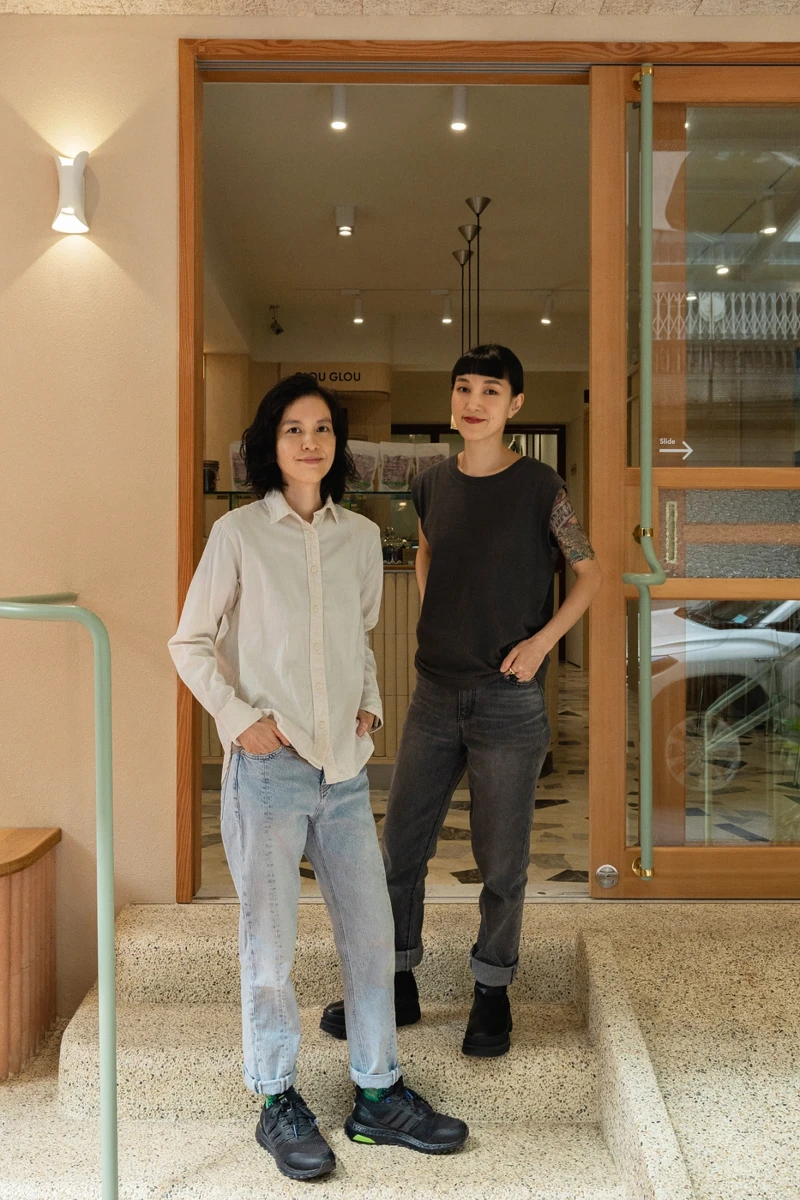 創辦人 Lily(右)與 Square(左)。  創辦人 Lily(右)與 Square(左)。