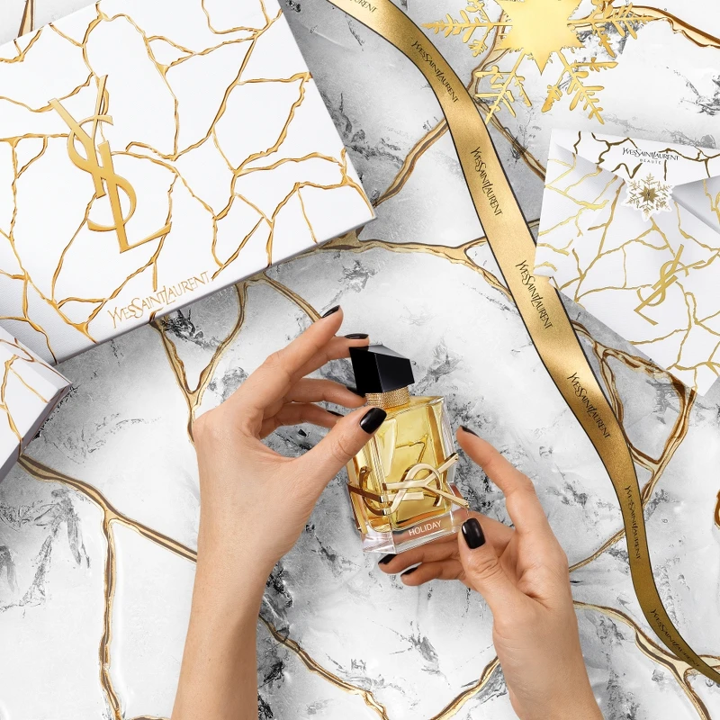 YSL 2023冽金聖誕自由不羈淡香精冽金聖誕版，NT4,850