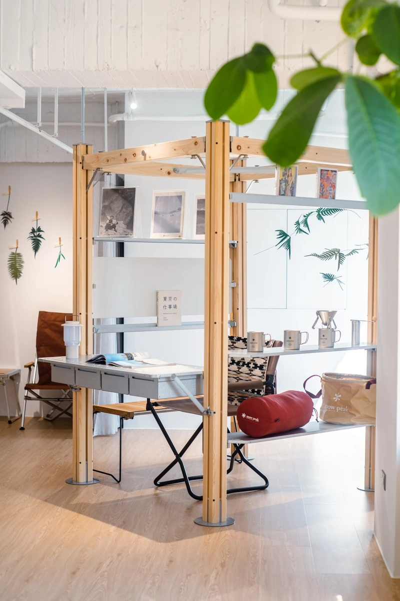 Snow Peak Taiwan 將與新竹「森 SPACE」(Co-working Space)展開合作示範。 Snow Peak Taiwan 將與新竹「森 SPACE」(Co-working Space)展開合作示範。