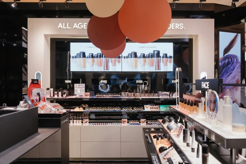 M.A.C台北新光A11品牌概念店玩色派對區。 M.A.C台北新光A11品牌概念店玩色派對區。