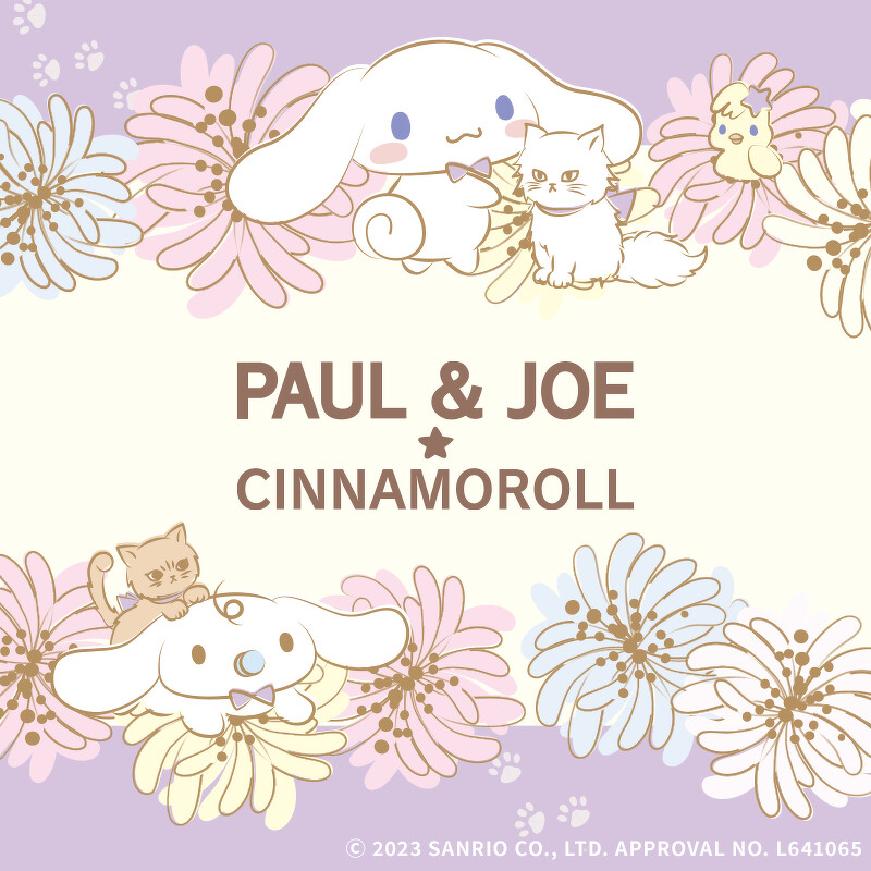 Paul & Joe大耳狗好朋友聯名視覺圖。 Paul & Joe大耳狗好朋友聯名視覺圖。