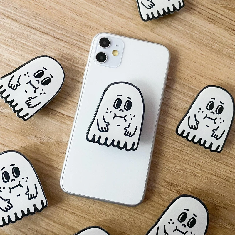 可愛療癒風著稱「煎妮花」│小鬼頭系列手機氣囊支架