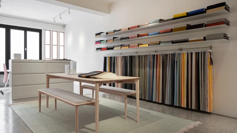 「Kvadrat」位於台北「朋丁pon ding」三樓的 showroom。 「Kvadrat」位於台北「朋丁pon ding」三樓的 showroom。
