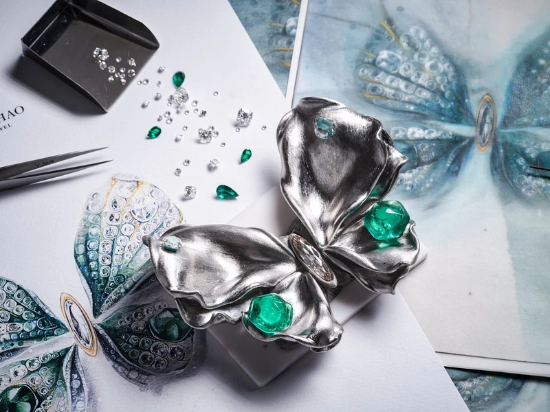 Cindy Chao 的第十件蝴蝶胸針,儷影蝴蝶(Amour Butterfly Brooch) Cindy Chao 的第十件蝴蝶胸針,儷影蝴蝶(Amour Butterfly Brooch)