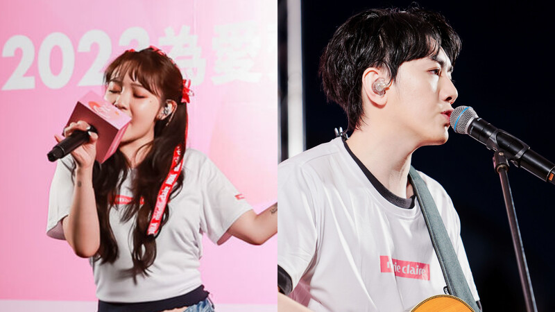 2023《裙襬澎澎 RUN》晚上場演唱會嘉賓Kimberley陳芳語、李友廷。 2023《裙襬澎澎 RUN》晚上場演唱會嘉賓Kimberley陳芳語、李友廷。