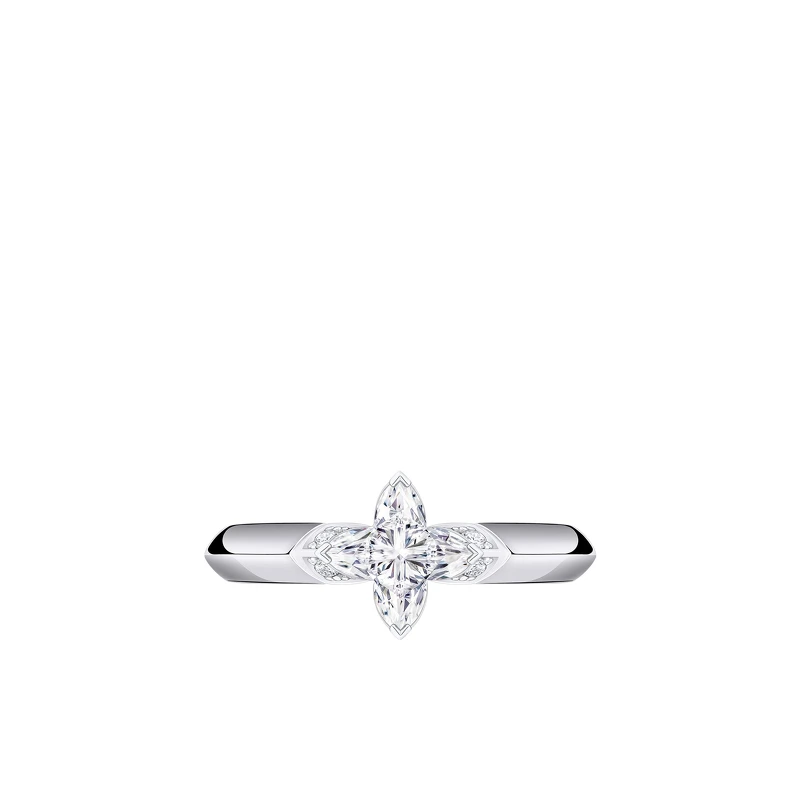 LV DIAMONDS SOLITAIRE Pt950星形切割鑽石戒指$369,000