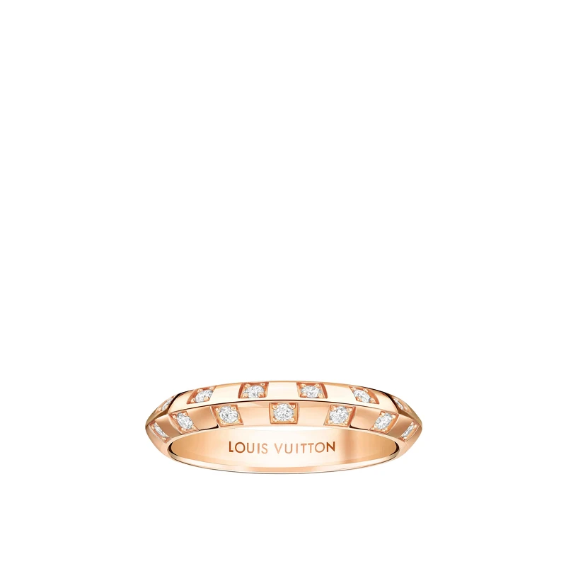 DAMIER 18K 金鑽石戒指 $154,000