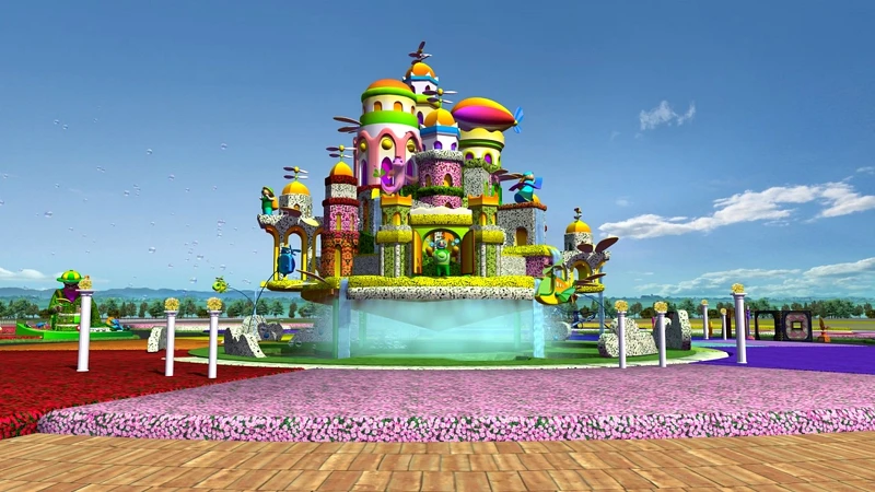 主花毯「漂浮花都」 主花毯「漂浮花都」